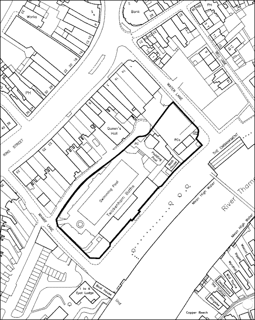 Figure 1 - Twickenham Swimming Pool Site - click for an enlarged view