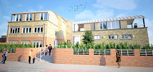 Proposed building for corner of the Embankment and Water Lane. Image copyright © Twickenham Riverside Terrace Group