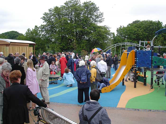 Crowds at the opening. Photo by Bill Double.