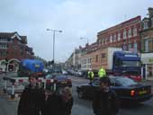 The cafe arriving, 26 April. Click to enlarge.