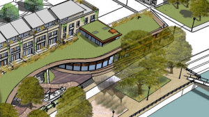 Clive Chapman's design for the River Centre