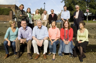 Sir David and some of the project team