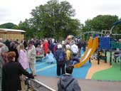 Crowds at the opening. Photo by Bill Double. Click to enlarge