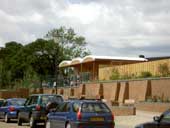 The cafe to be and rock garden. Photo by Yvonne Hewett