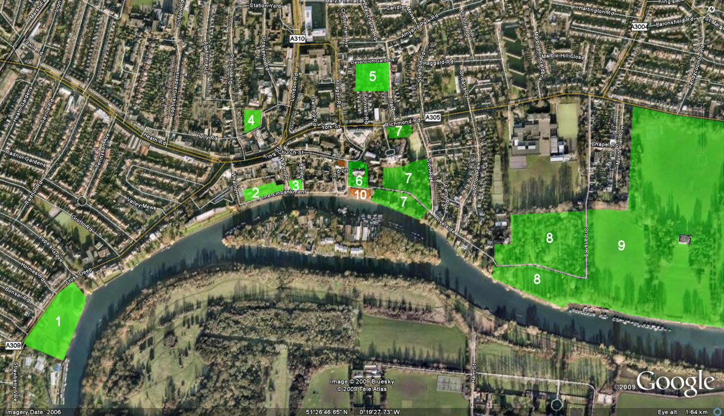 Green space in Twickenham