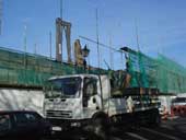 Facade gone, 19/11/04. Photo by Bill Double
