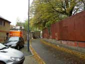 Service road, looking towards Water Lane, 02/11/04