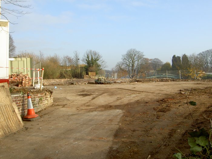 View across the site from the back gate. Photo by Yvonne Hewett.
