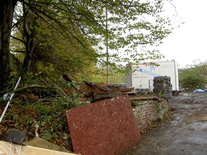 Interior of the pool site