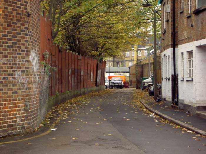 Service road from behind Boots