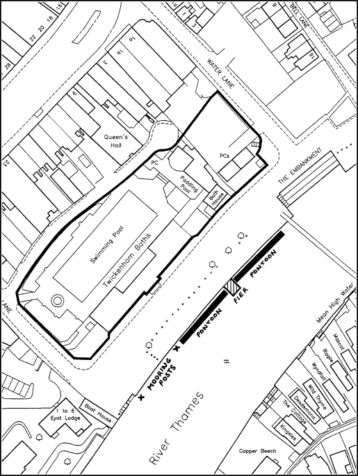 Figure 3 - Location of the Pontoon